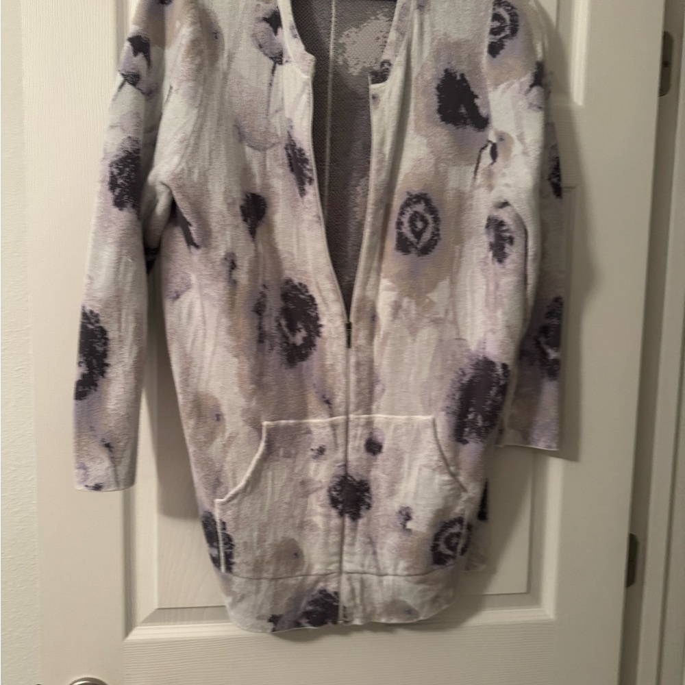 J. Jill Purple and White Women's Jacket